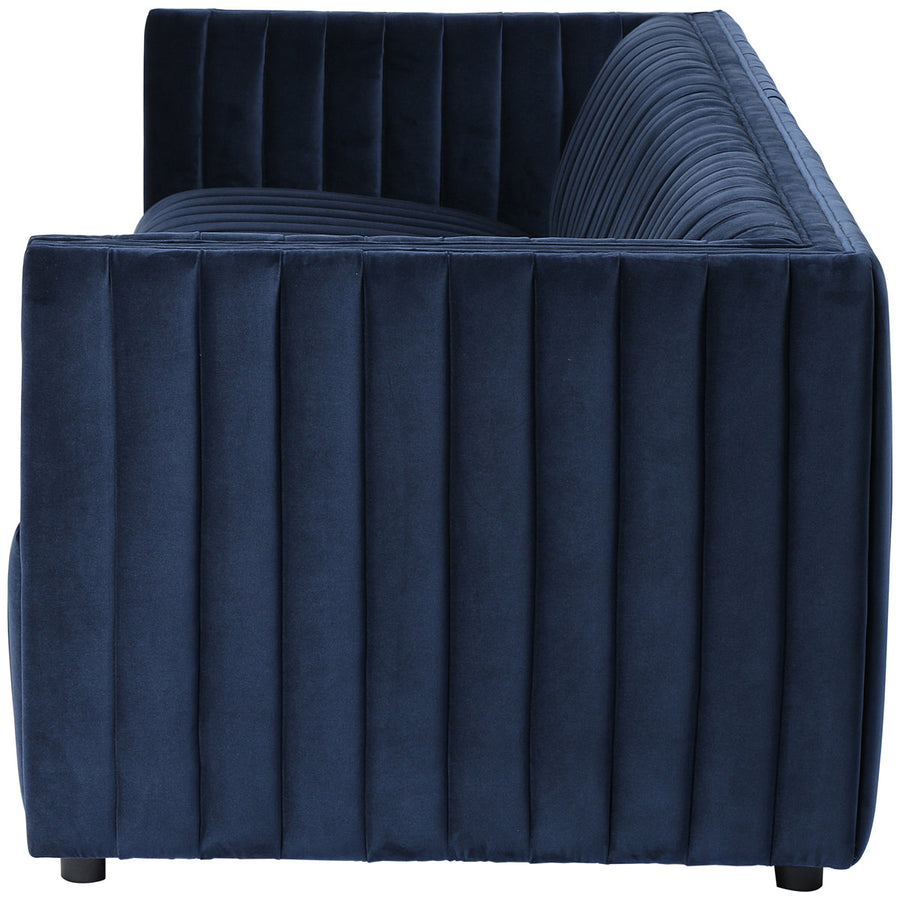 Four Hands Grayson Augustine 97-Inch Sofa - Sapphire Navy