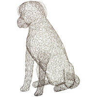 Phillips Collection Crazy Wire Retriever Sculpture