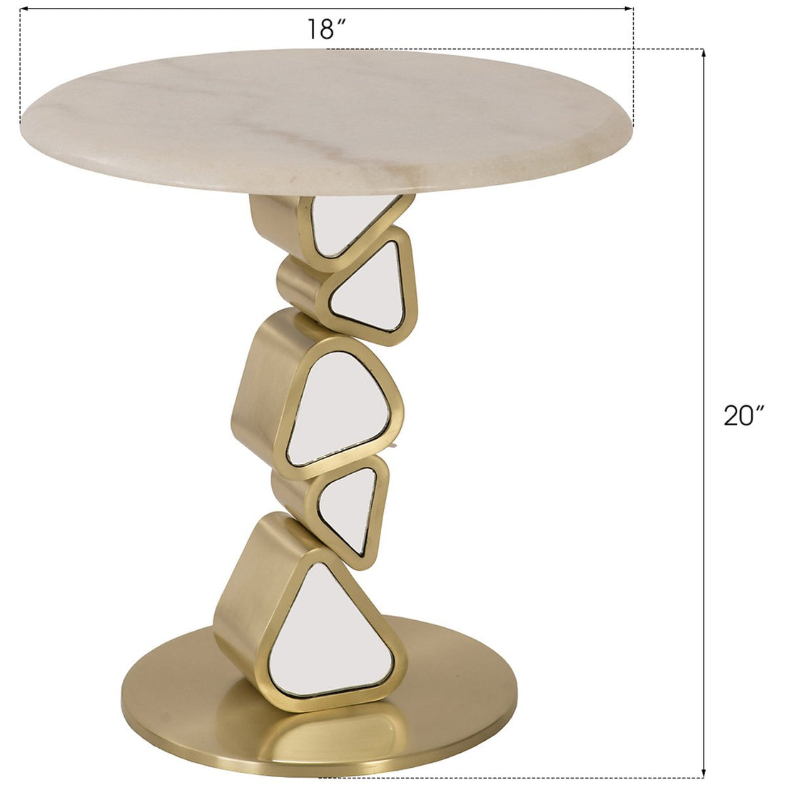 Phillips Collection Pebble End Table