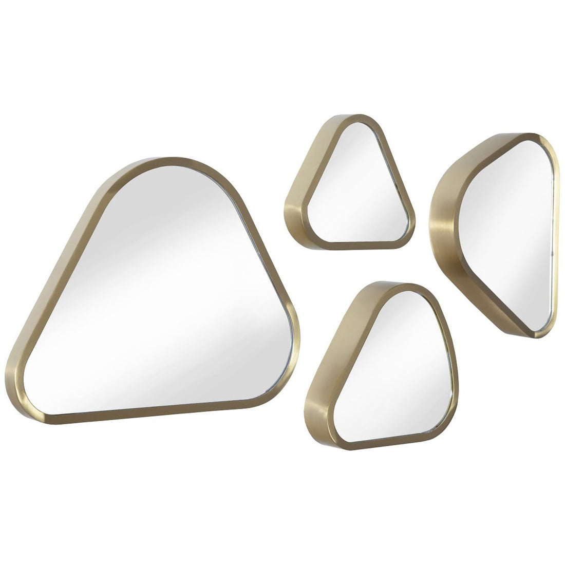 Phillips Collection Pebble Mirrors, 4-Piece Set