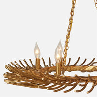 Made Goods Bruna Gesso Organic 6-Light Chandelier