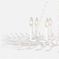 Made Goods Bruna Gesso Organic 8-Light Chandelier