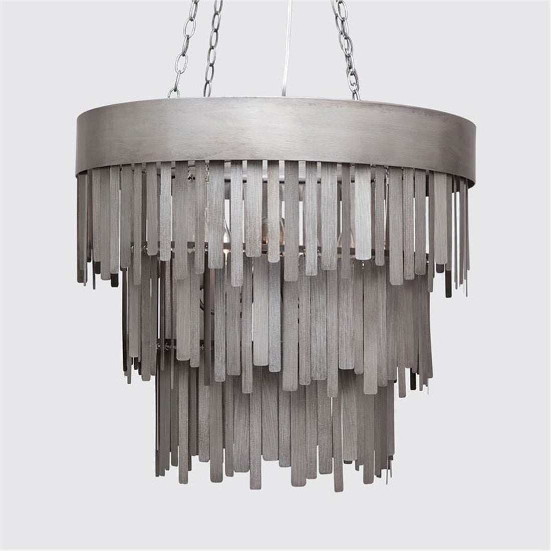 Made Goods Douglas Metal Strips Chandelier