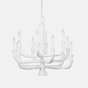 Made Goods Fawn Concrete Branches Chandelier