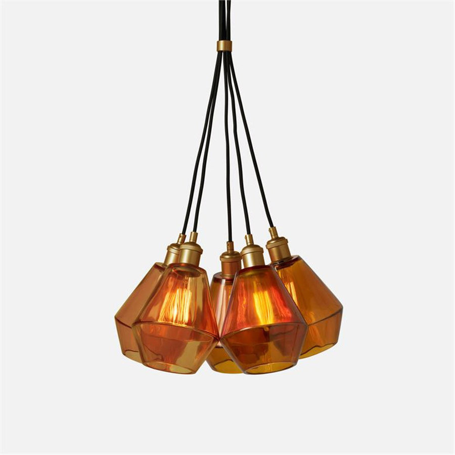 Made Goods Genesis 5-Light Interchangeable Modern Chandelier