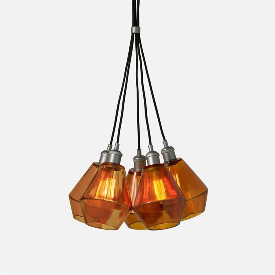 Made Goods Genesis 5-Light Interchangeable Modern Chandelier