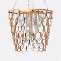 Made Goods Henson Fish Scale Chandelier