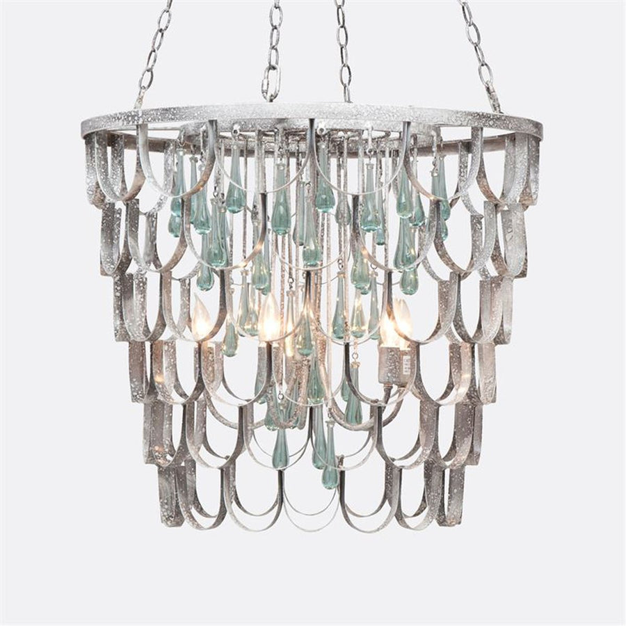 Made Goods Henson Fish Scale Chandelier