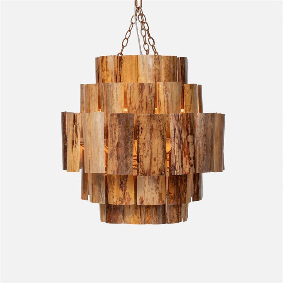 Made Goods Marjorie Tiered Resin Disk Chandelier