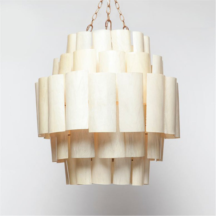 Made Goods Marjorie Tiered Resin Disk Chandelier