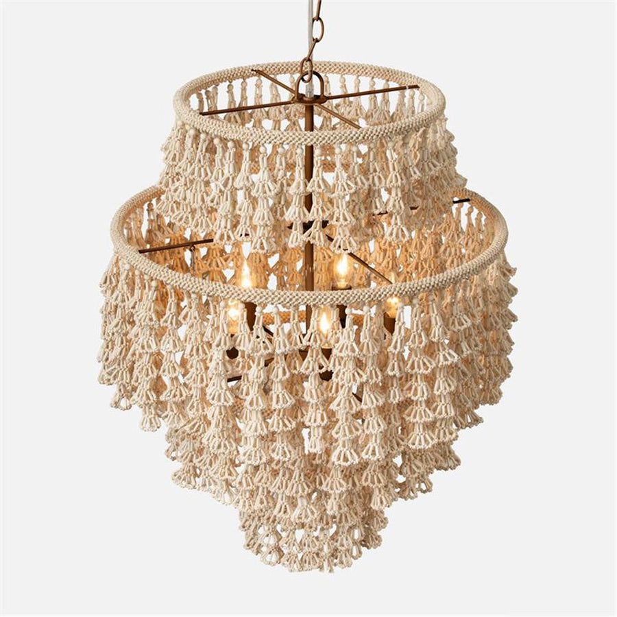 Made Goods Mckenzie Coco Bead Chandelier