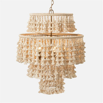 Made Goods Mckenzie Coco Bead Chandelier