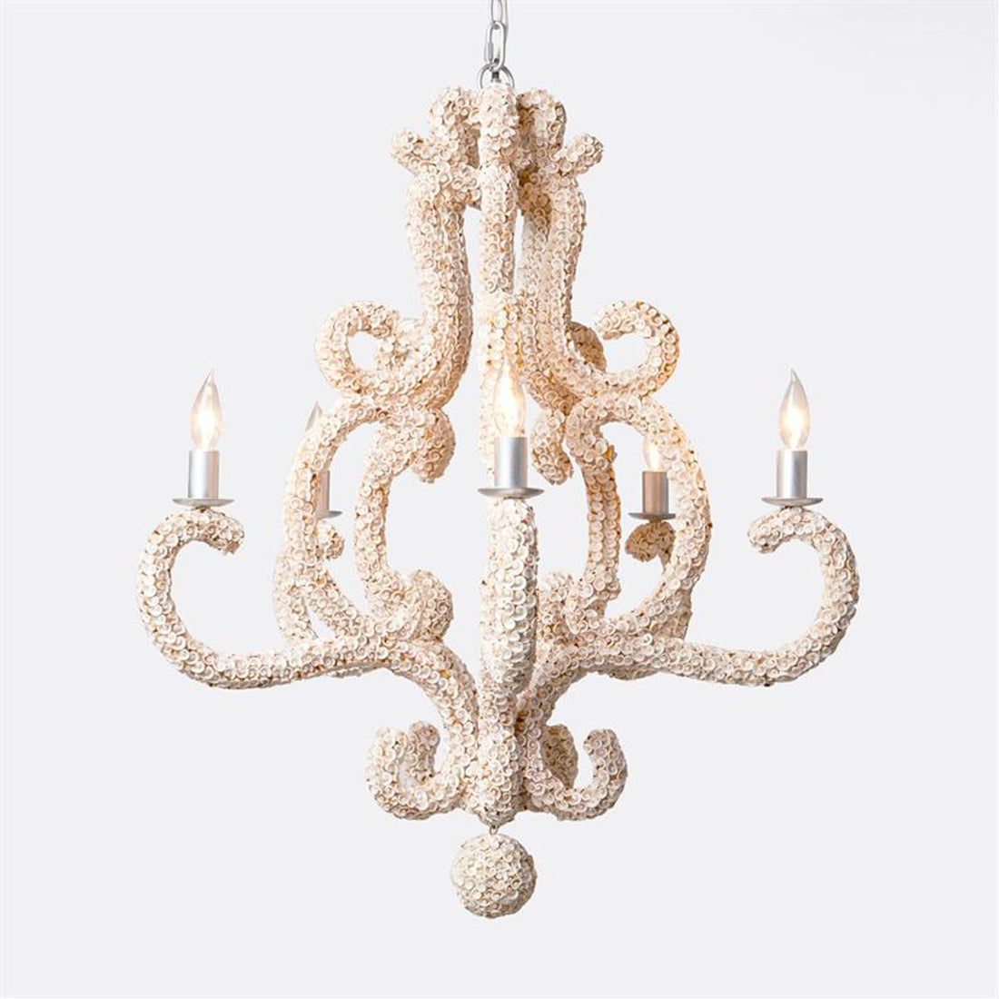 Made Goods Paula White Shell Chandelier