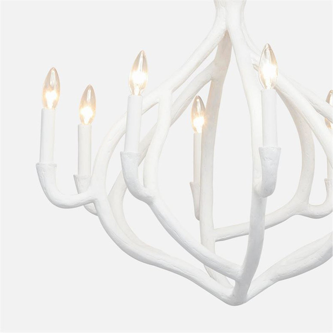 Made Goods Ulla Organic Gesso Chandelier