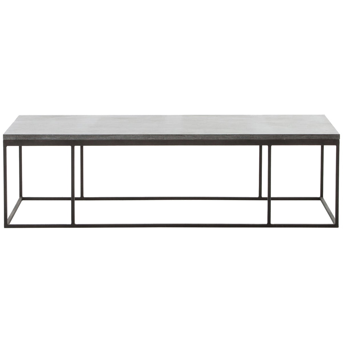 Four Hands Hughes Harlow Small Coffee Table - Bluestone