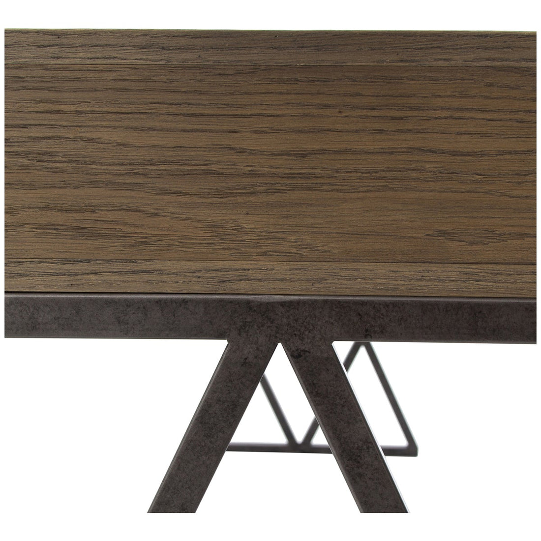 Four Hands Hughes Sampson Desk - Light Grey Oak