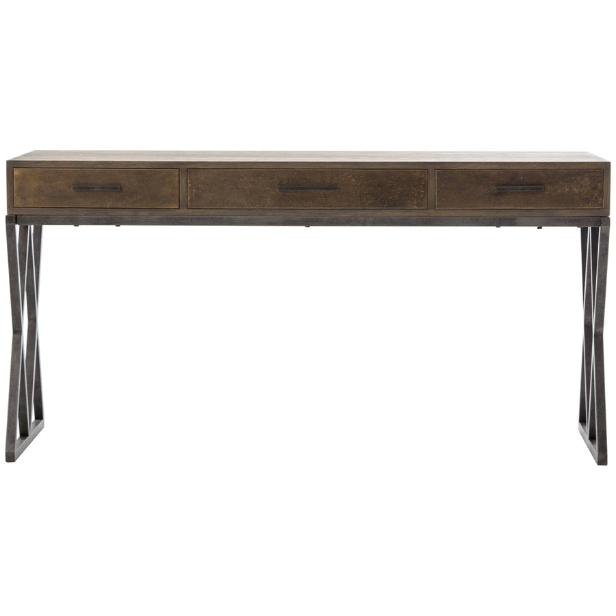 Four Hands Hughes Sampson Desk - Light Grey Oak