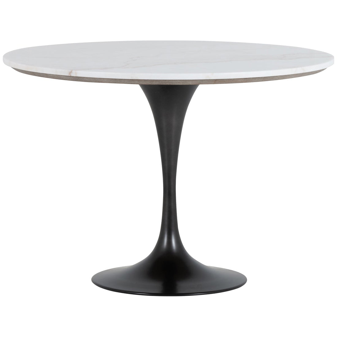 Four Hands Hughes Powell Dining Table - White Marble