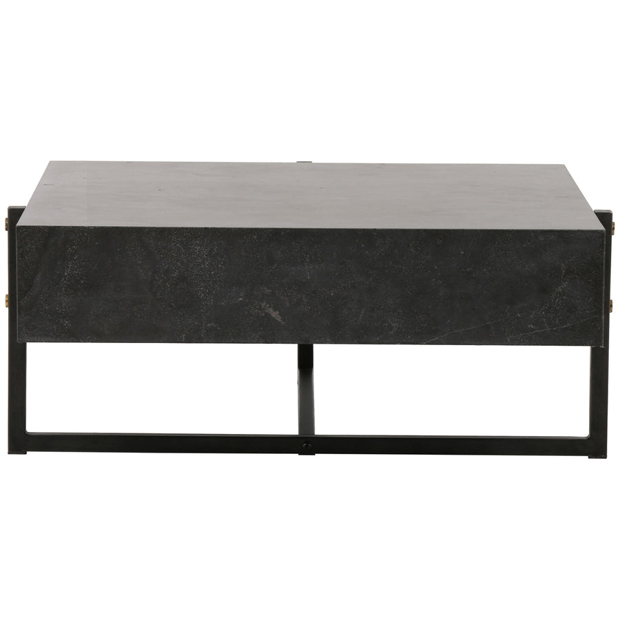 Four Hands Hughes Keppler Square Coffee Table - Bluestone