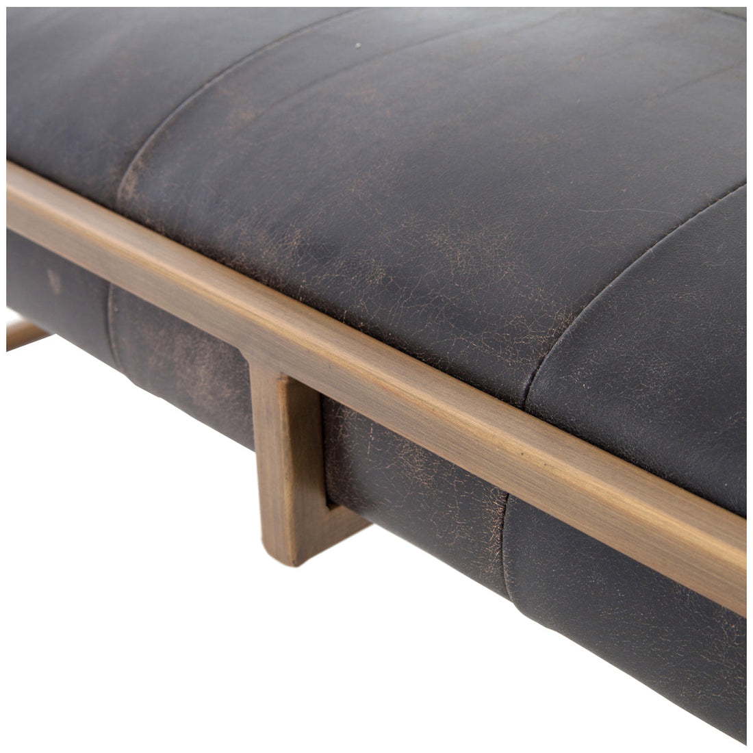 Four Hands Irondale Oxford Square Coffee Table - Ebony