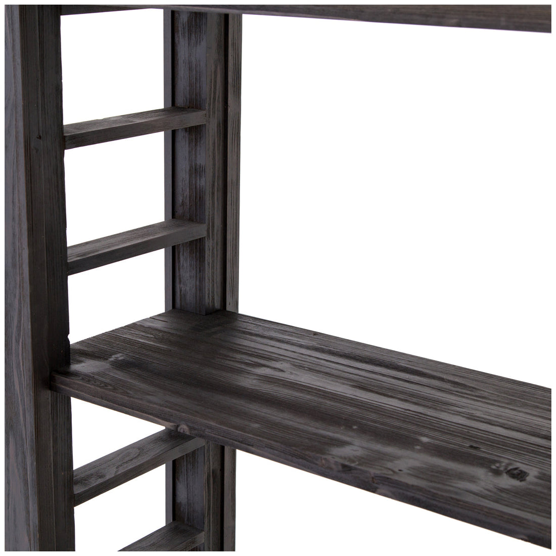 Four Hands Irondale Somerset Bookshelf - Dark Anthracite Pine