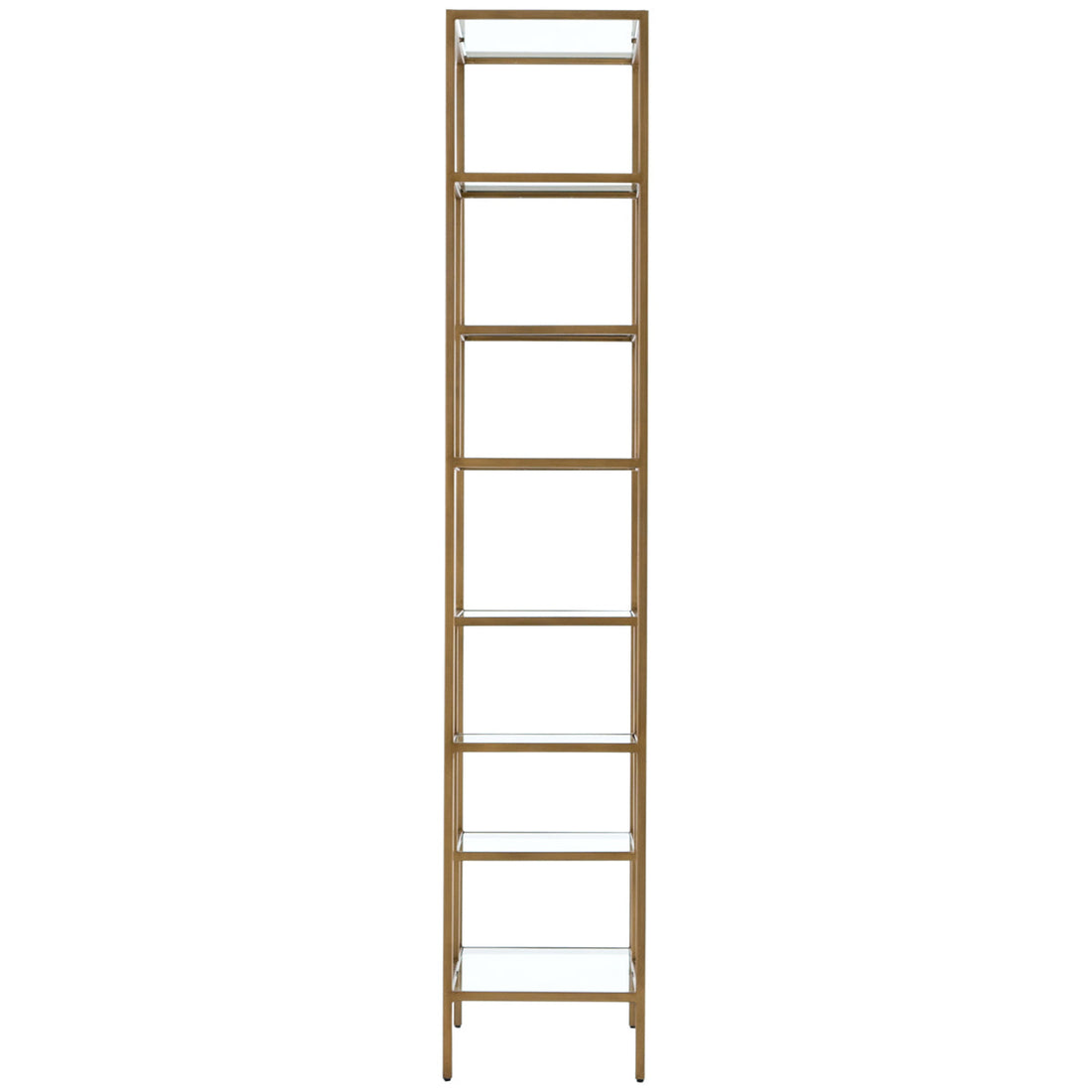 Four Hands Irondale Helena 83-Inch Bookcase - Antique Brass