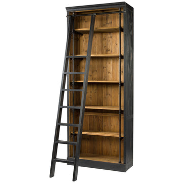 Four Hands Irondale Ivy Bookcase and Ladder