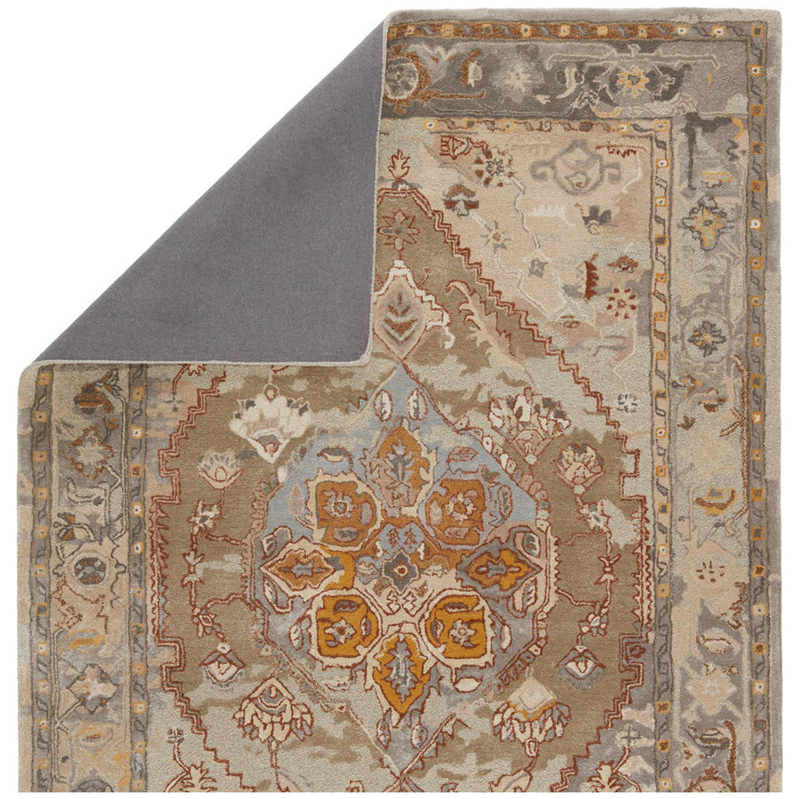 Jaipur Citrine Raisa Medallion Taupe Gold CIT12 Area Rug