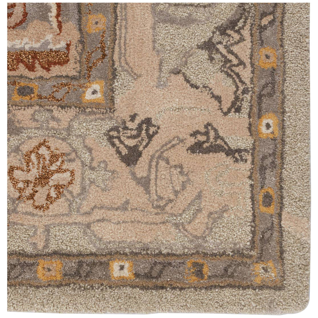 Jaipur Citrine Raisa Medallion Taupe Gold CIT12 Area Rug