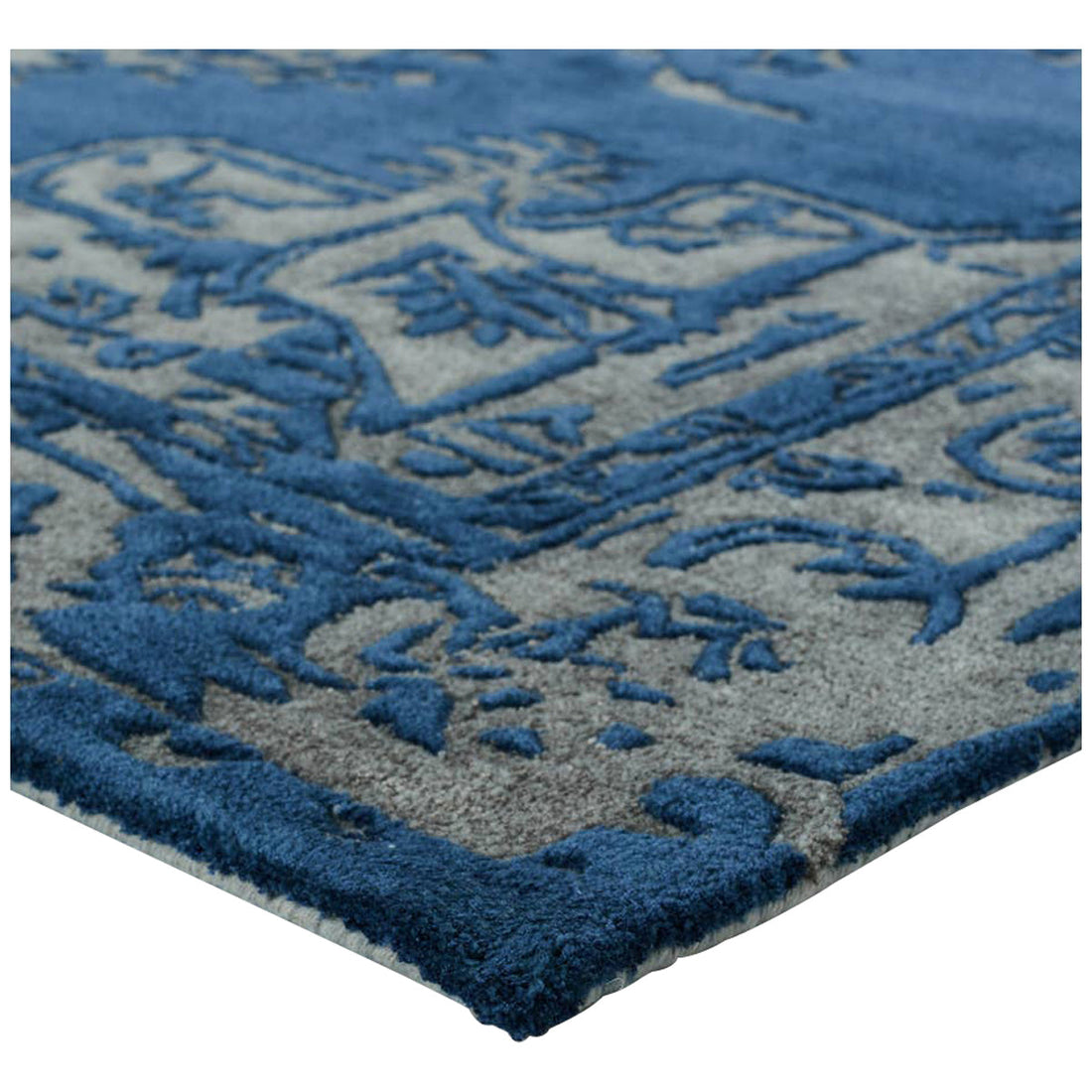 Jaipur Citrine Alvea Medallion Blue Gray CIT15 Area Rug