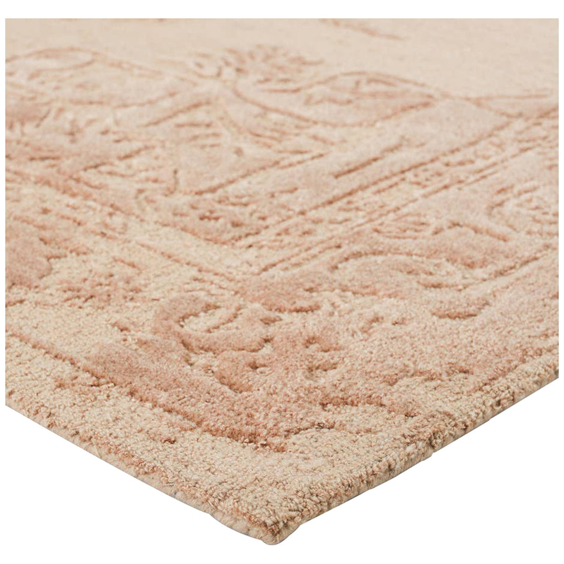 Jaipur Citrine Alvea Medallion Blush Beige CIT16 Area Rug