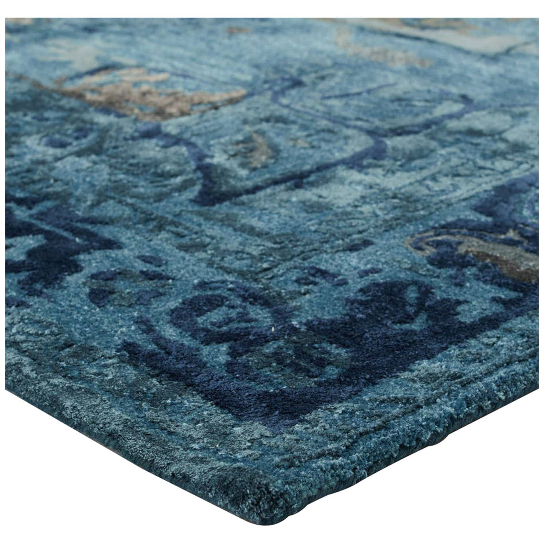 Jaipur Citrine Margot Medallion Blue Gray CIT17 Area Rug