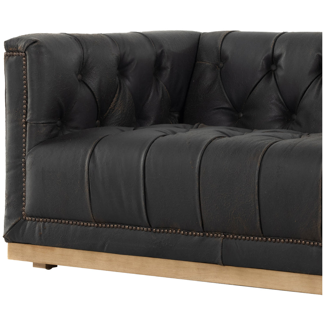 Four Hands Kensington Maxx Leather Sofa