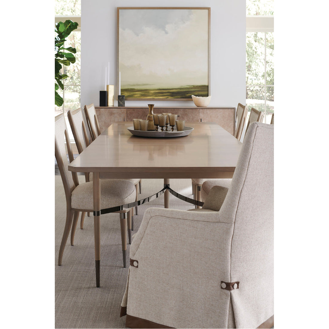 Caracole Classic Here to Accommodate Dining Table