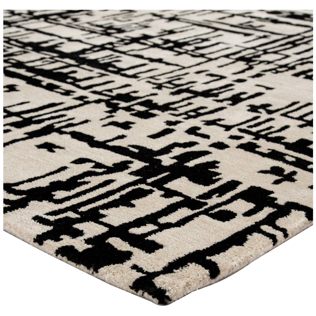 Jaipur Clayton Pals Trellis Cream Black CLN15 Area Rug