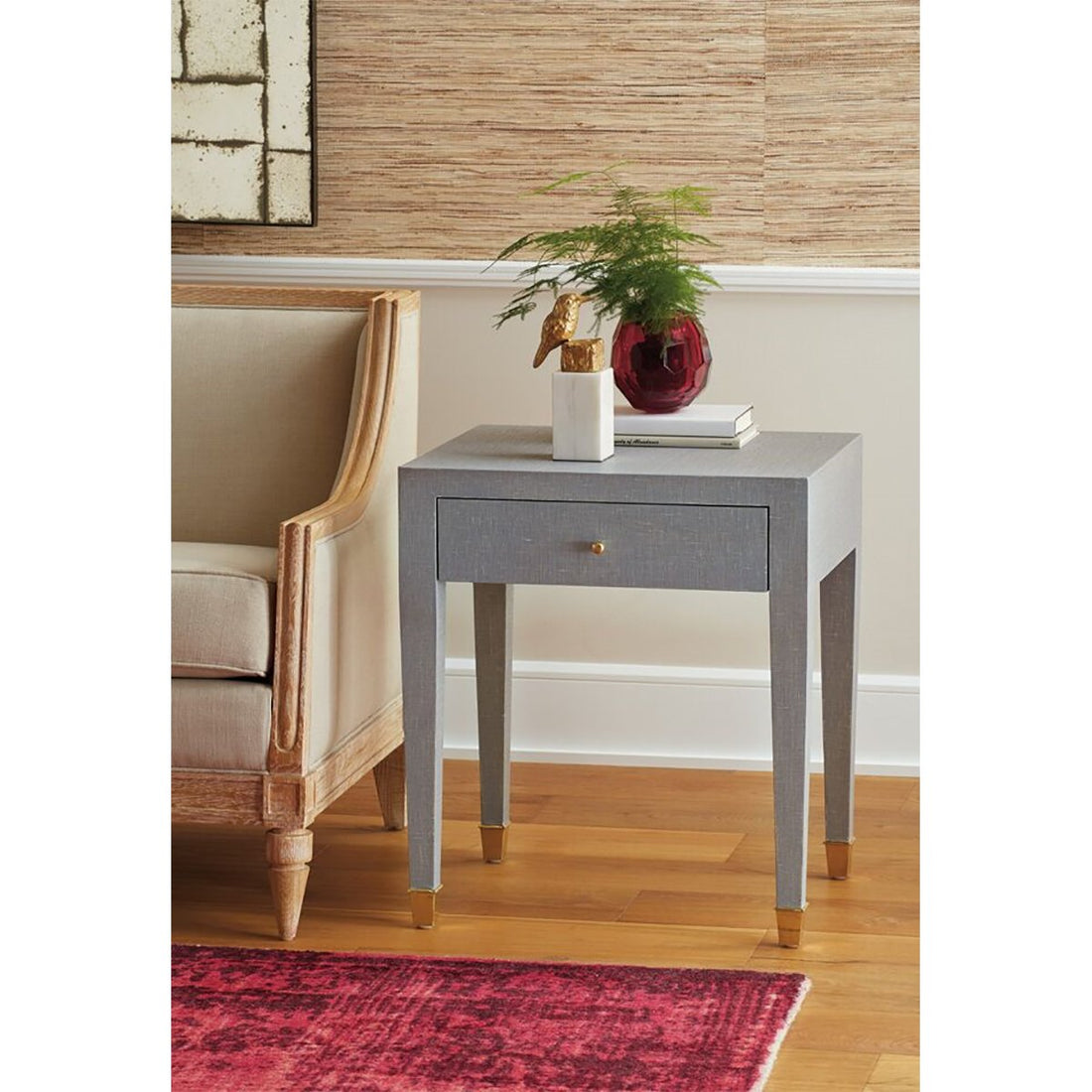 Villa & House Claudette 1-Drawer Side Table