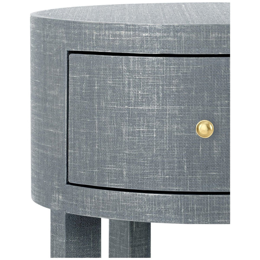 Villa & House Claudette 1-Drawer Round Side Table