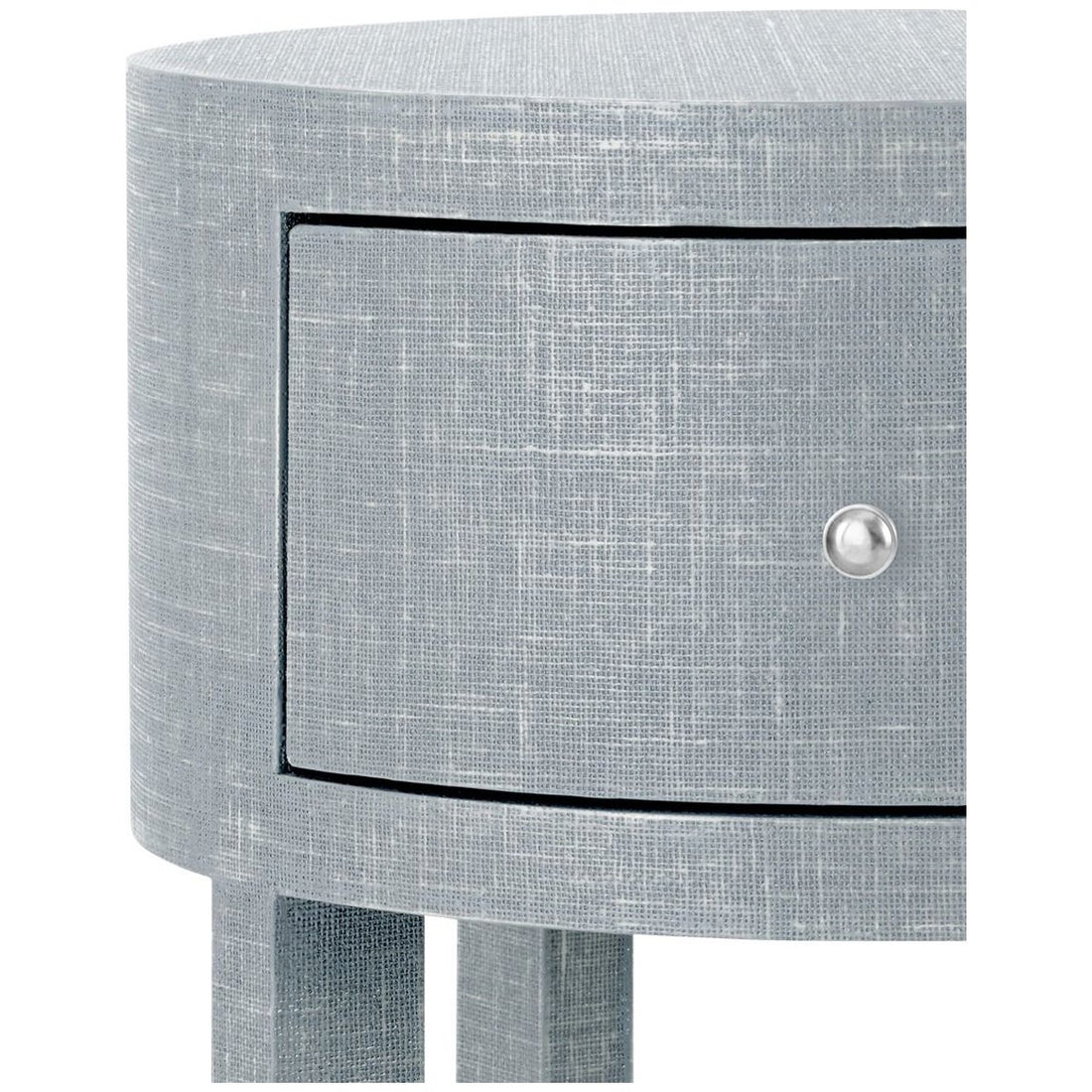 Villa & House Claudette 1-Drawer Round Side Table