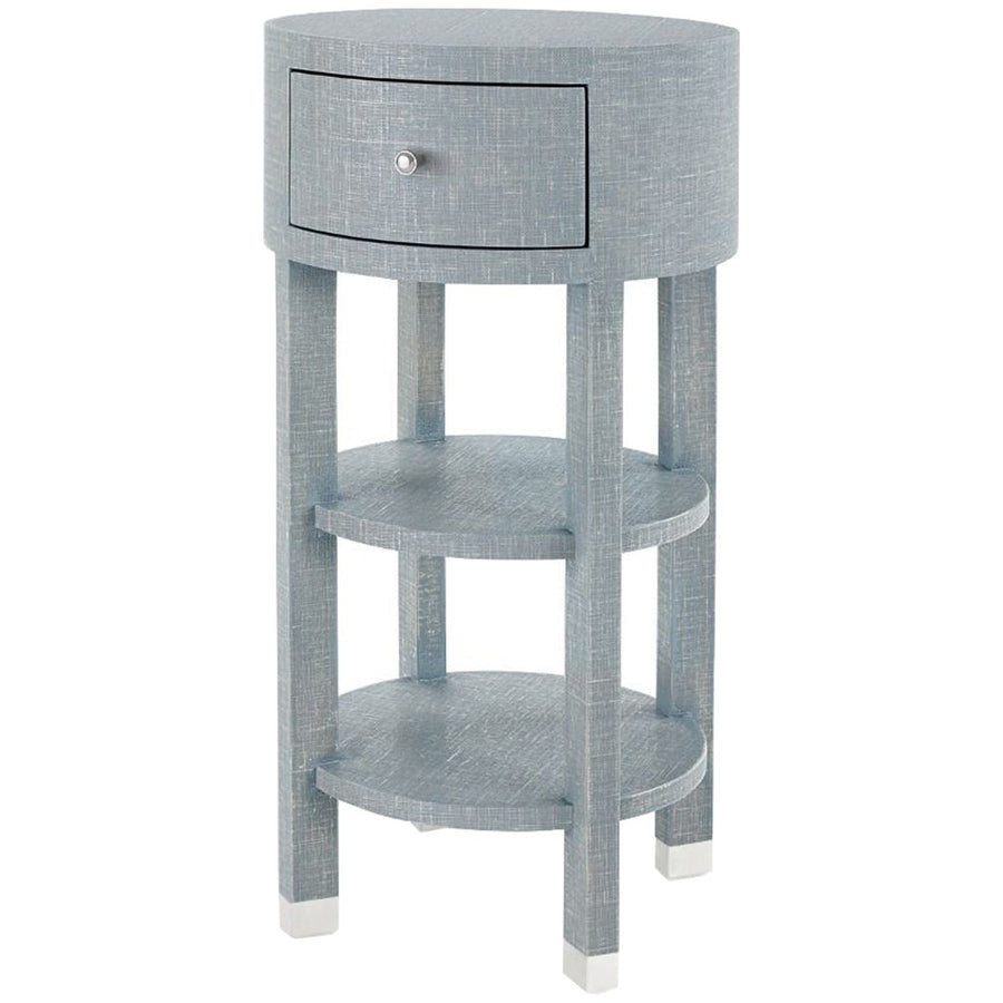 Villa & House Claudette 1-Drawer Round Side Table