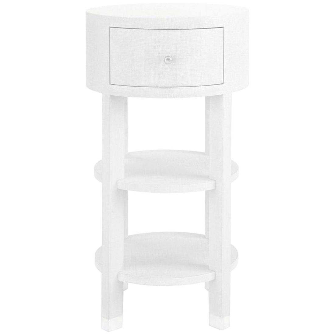 Villa & House Claudette 1-Drawer Round Side Table