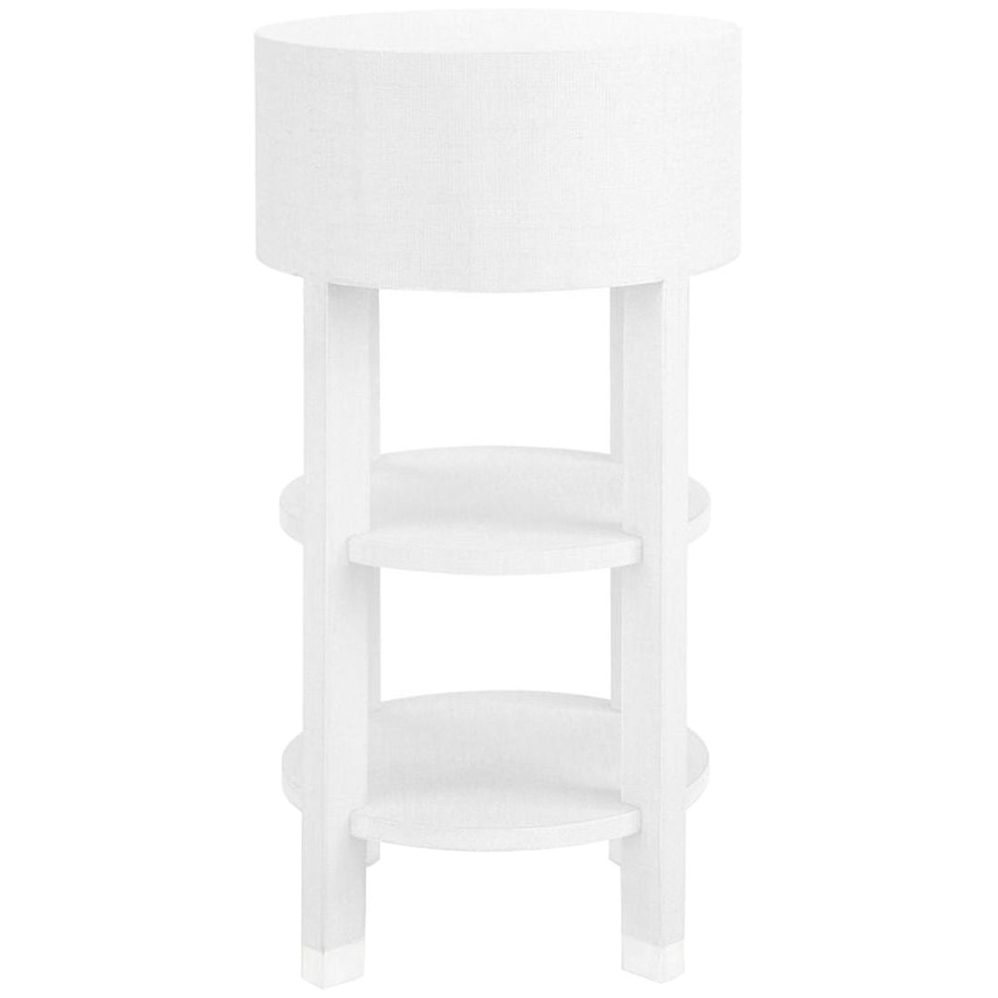 Villa & House Claudette 1-Drawer Round Side Table