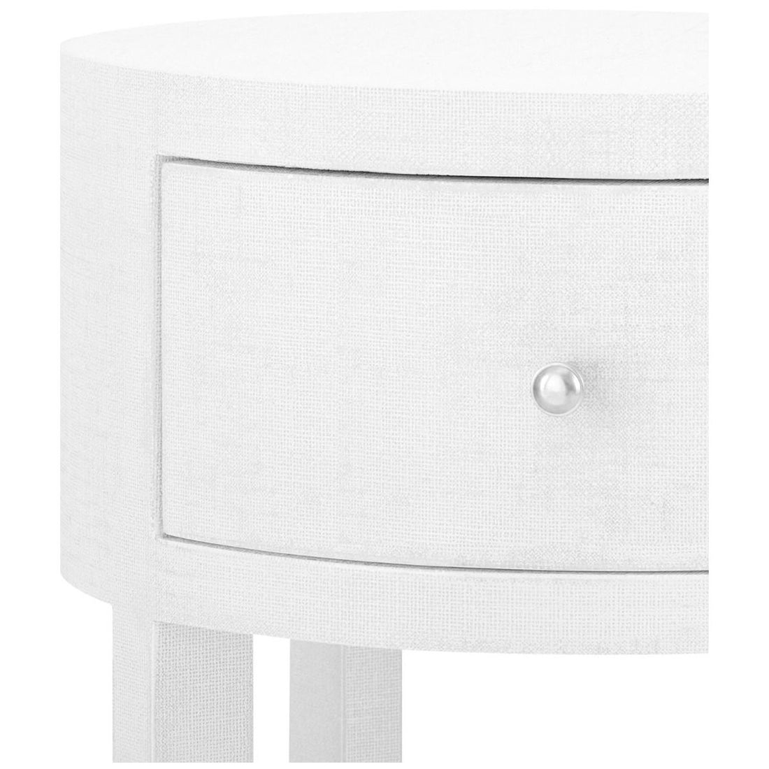 Villa & House Claudette 1-Drawer Round Side Table