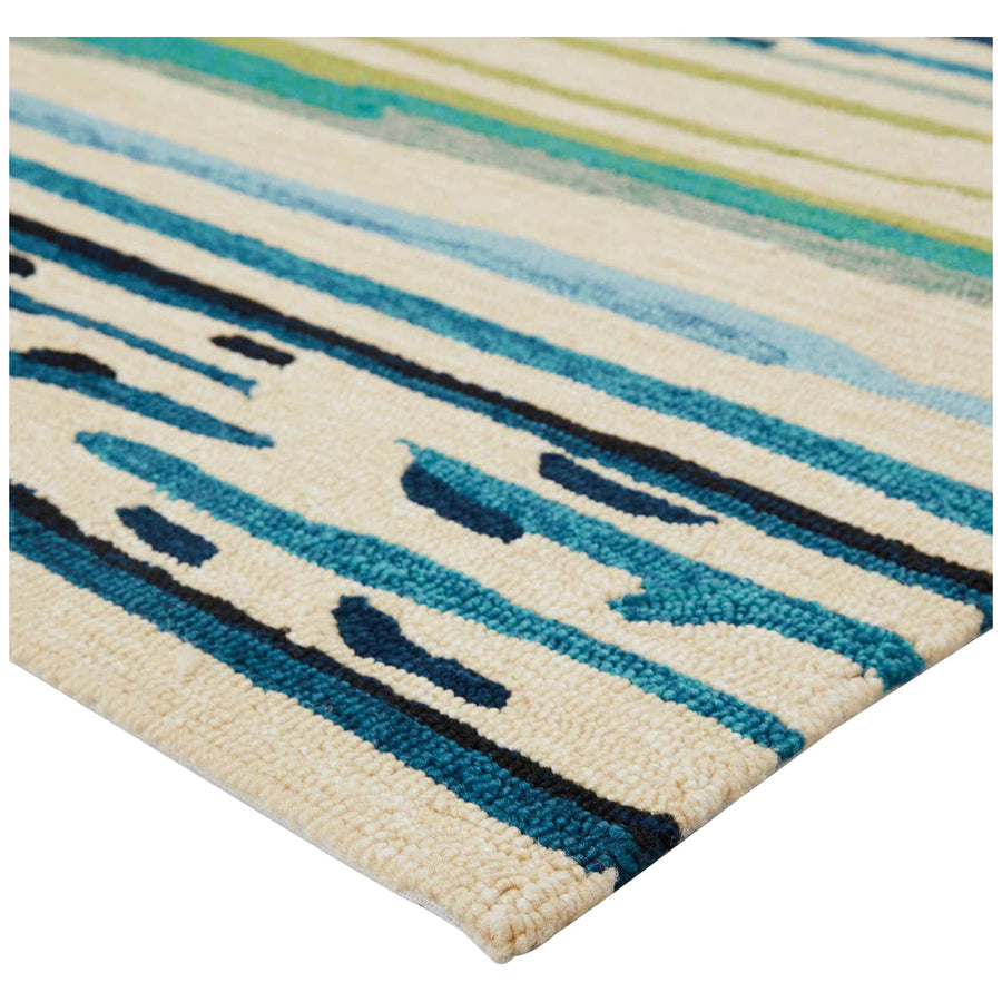 Jaipur Colours Sketchy Lines Blue/White CO19 Area Rug