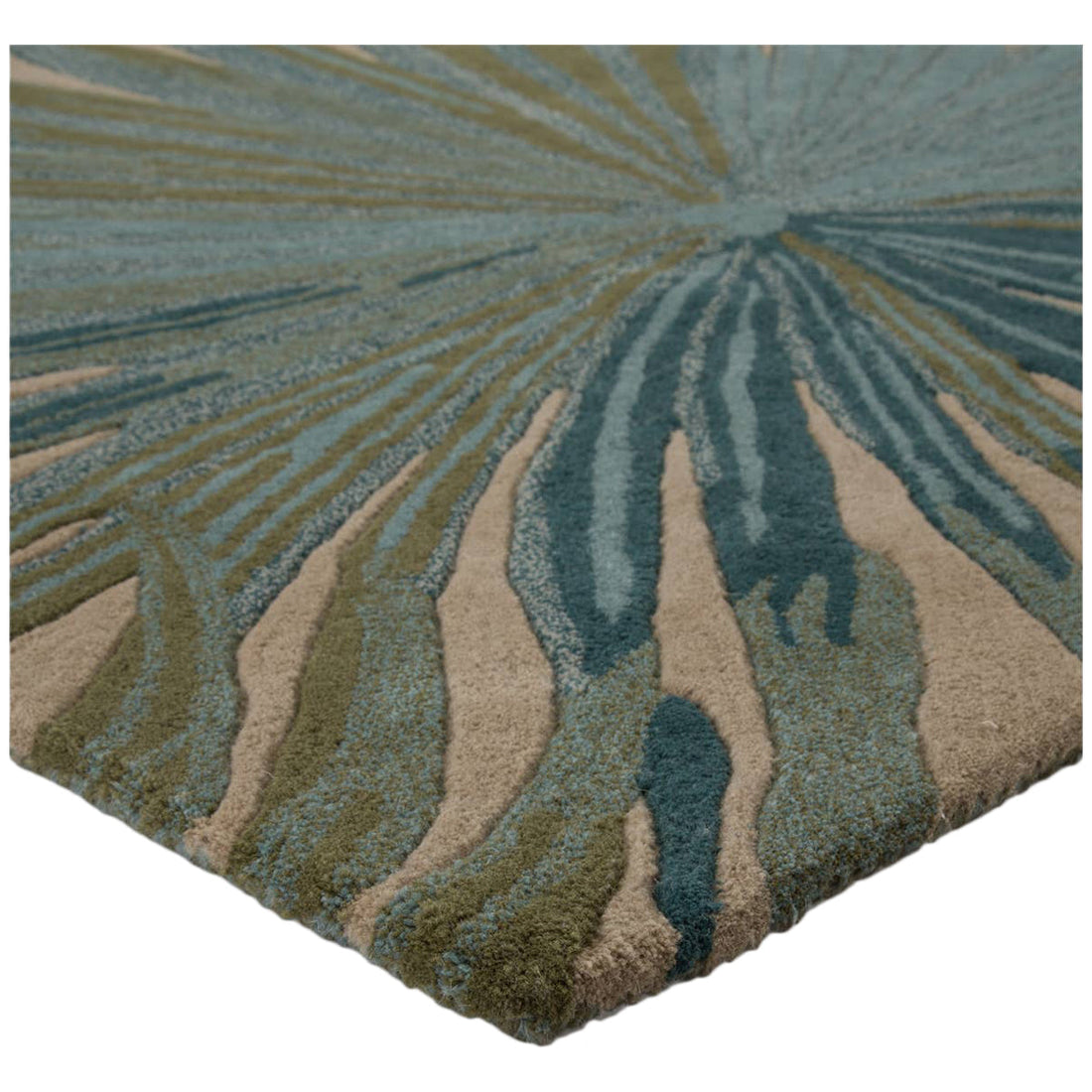 Jaipur Coastal Seaside Palmetto Rug