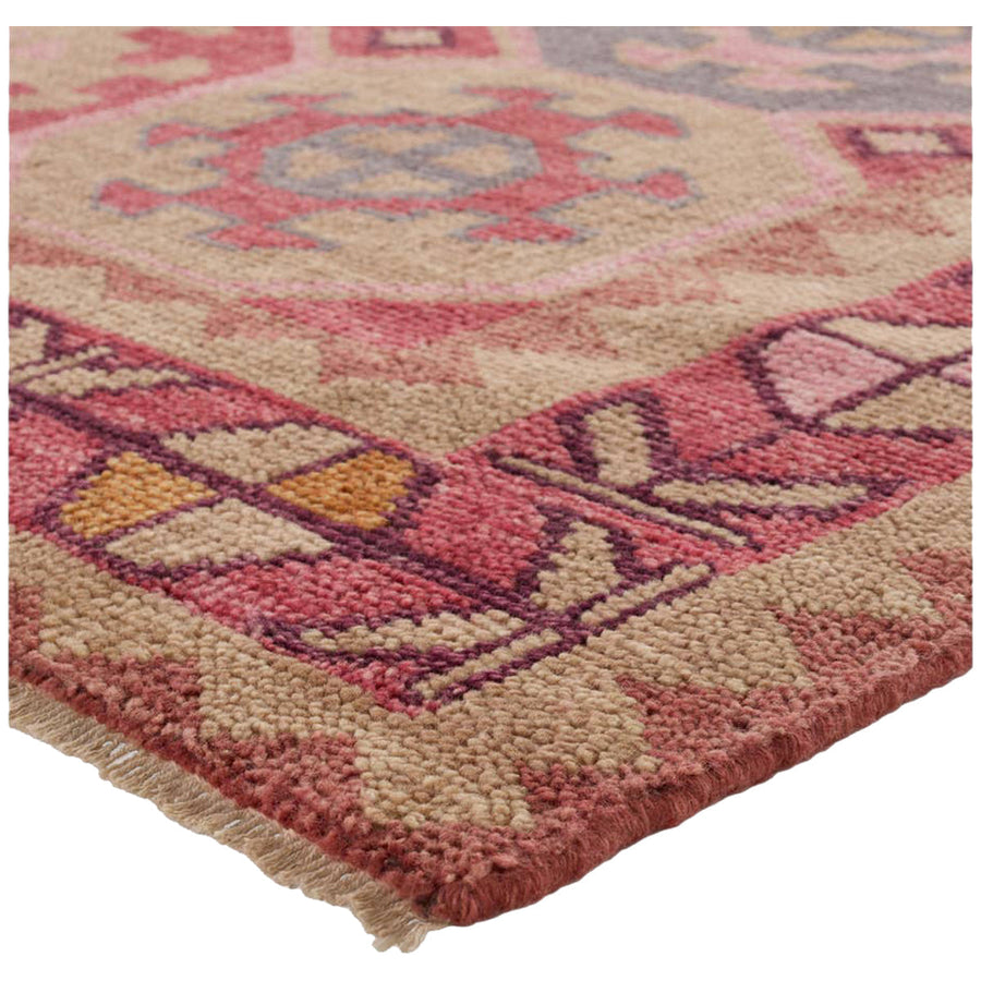 Jaipur Coredora Zetta Medallion Pink Cream CRD03 Area Rug