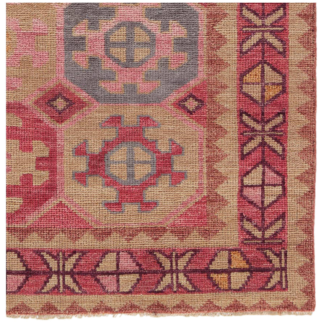 Jaipur Coredora Zetta Medallion Pink Cream CRD03 Area Rug