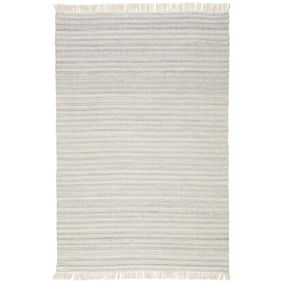 Jaipur Castillo Torre Solid Stripes Light Gray Cream CSL01 Rug