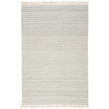 Jaipur Castillo Torre Solid Stripes Light Gray Cream CSL01 Rug