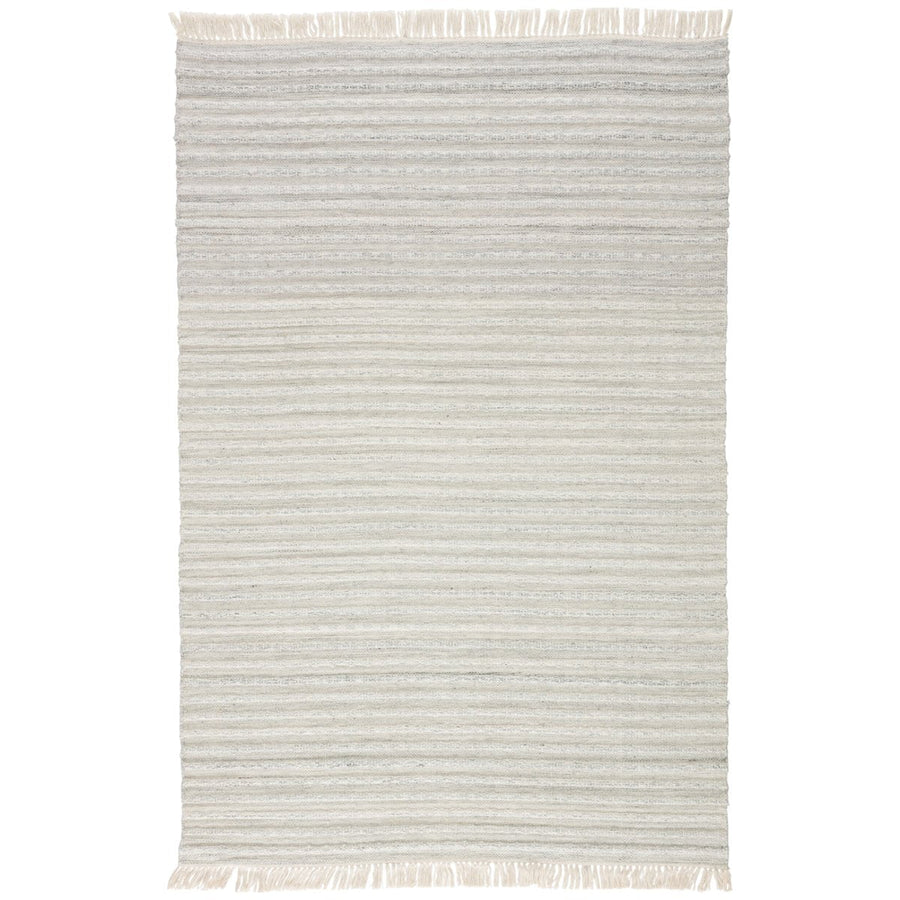 Jaipur Castillo Torre Solid Stripes Light Gray Cream CSL01 Rug