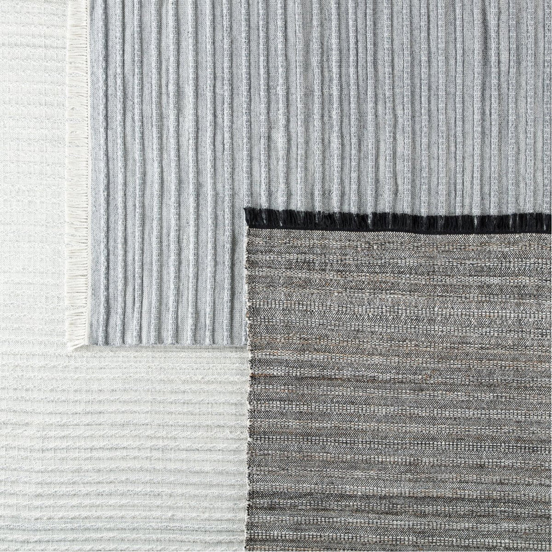 Jaipur Castillo Torre Solid Stripes Black Rust CSL03 Rug